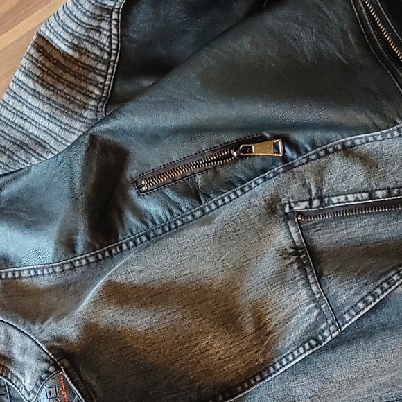 🖤Oxygen Collections Leather/Denim Jacket🖤 - Picture 3 of 4